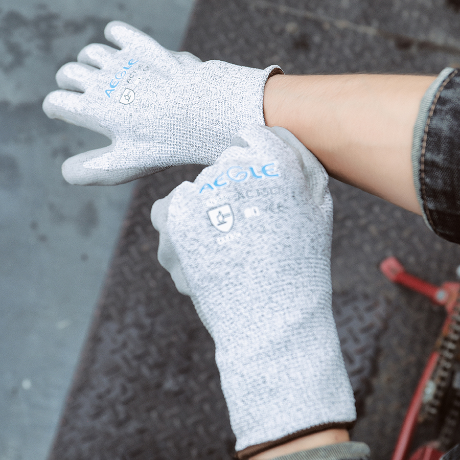 Nghệ Khoa ACT5C 60619305-09 5Lớp Anti-Cut Coating Gloves